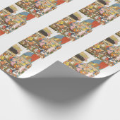 Krippe im indischen Stil Geschenkpapier (Ecke)