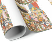 Krippe im indischen Stil Geschenkpapier (Rolleneckpunkt)