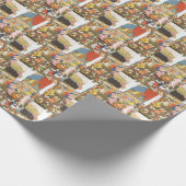 Krippe im indischen Stil Geschenkpapier (Ecke)