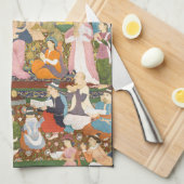 Krippe im indischen Stil Geschirrtuch (Viertel Falte)