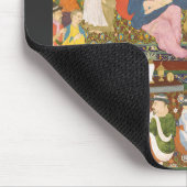 Krippe im indischen Stil Mousepad (Ecke)