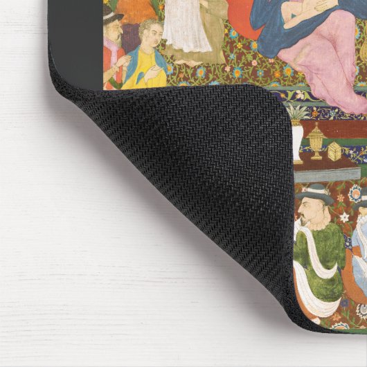 Krippe im indischen Stil Mousepad (Ecke)