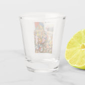 Krippe im indischen Stil Schnapsglas (Rückseite)