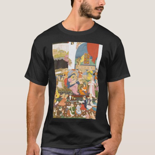 Krippe im indischen Stil T-Shirt (Vorderseite)