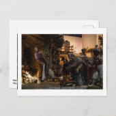 Krippe im Vatikan Postkarte (Vorne/Hinten)