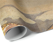 Krippe in Gold Geschenkpapier (Rolleneckpunkt)