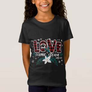 Krippe Jesus Christlich Luke 2 11 Weihnachtsbüffa T-Shirt