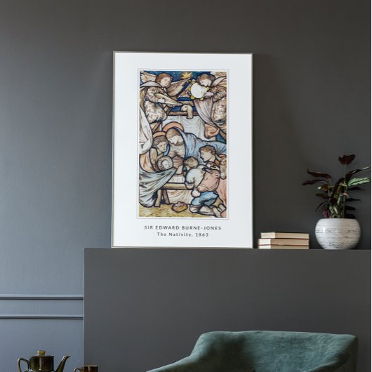 Krippe Jesus Geburtsjahrfeiertag Weihnachten Poster