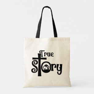 Krippe Jesus True Story Christliches Geschenk Tragetasche