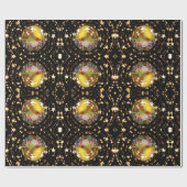 Krippe Jungfrau Mary Jesus Weihnachtsstars Geschenkpapier (Flach)