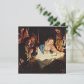 Krippe Karte (Stehend Vorderseite)