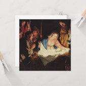 Krippe Karte (Vorderseite/Rückseite Beispiel)