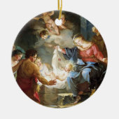 Krippe Katholische Kirche Religiöse Weihnachten Keramik Ornament (Vorne)