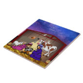 Krippe Keramik Fliese (Seite)