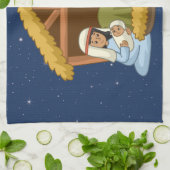 Krippe Küchentuch (Gefaltet)