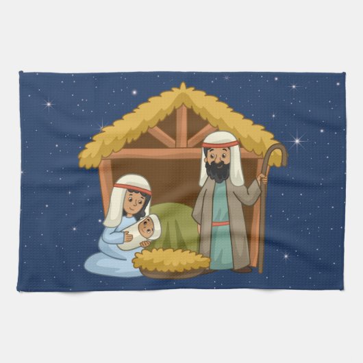 Krippe Küchentuch (Horizontal)