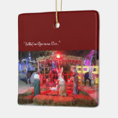 Krippe - looking@phones Keramik-Ornament Keramikornament (Links)