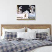 Krippe (Marmor) Leinwanddruck (Insitu (Schlafzimmer))