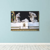 Krippe (Marmor) Leinwanddruck (Insitu (Holzboden))