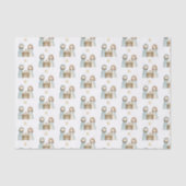 Krippe Mary Joseph Baby Jesus Weihnachten Seidenpapier (Vorderseite)