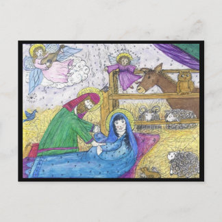 Krippe Mary Josheph Manger Angel Weihnachten