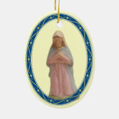 Krippe Mary Keramik Ornament (Hinten)
