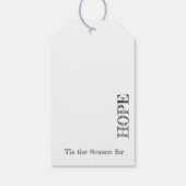 Krippe mit Hirten und Star Geschenkanhänger (Rückseite)