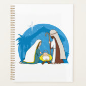 Krippe mit Mary Joseph und Baby Jesus Planer (Vorderseite)