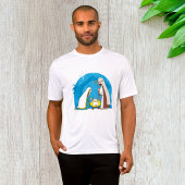Krippe mit Mary Joseph und Baby Jesus T-Shirt