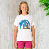 Krippe mit Mary Joseph und Baby Jesus T-Shirt