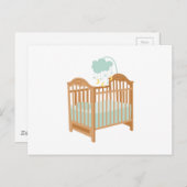 Krippe mit Sky Mobile Postkarte (Vorne/Hinten)