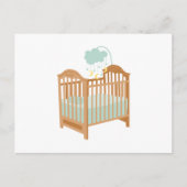 Krippe mit Sky Mobile Postkarte (Vorderseite)