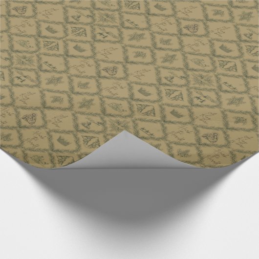 Krippe Modernes Wrapping Paper Geschenkpapier (Ecke)