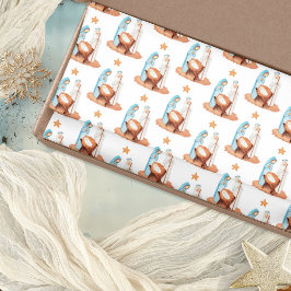 Krippe Muster Mary Joseph Weihnachten Seidenpapier