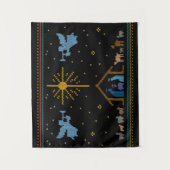 Krippe Nativity Ugly Christmas Sweater Christlich Wandteppich (Vorderseite)