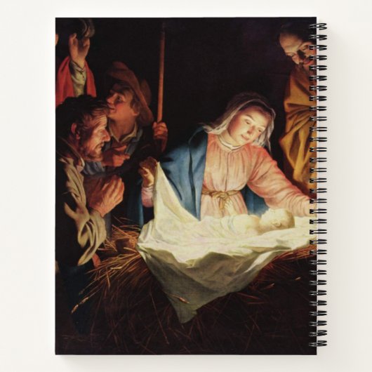 Krippe Notizblock (Rückseite)