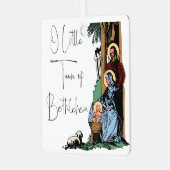 Krippe - "O Little Town of Bethlehem" Ornament Aus Metall (Vorderseite links)