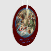 Krippe Ornament (Vorderseite)