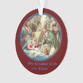 Krippe Ornament (Vorderseite)