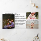 Krippe Pink Cross Church Weihnachten Dreifach Gefaltete Urlaubskarte (Innenseite)