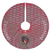 Krippe Polyester Weihnachtsbaumdecke (Vorderseite)