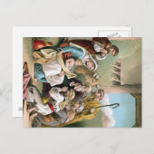 Krippe Postcard Postkarte (Vorne/Hinten)