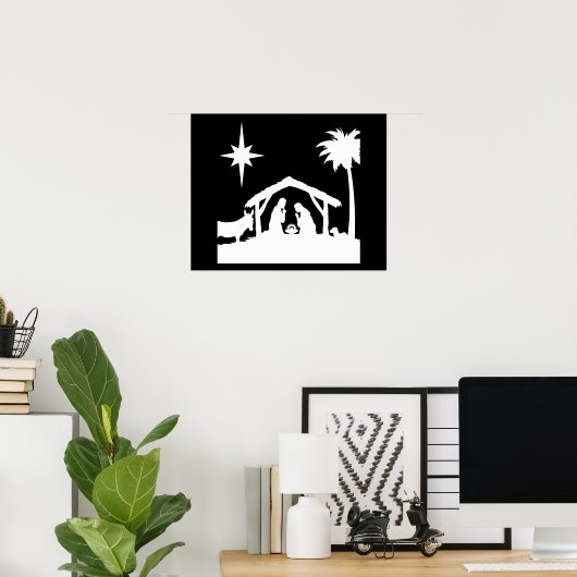 Krippe Poster (Heimbüro)