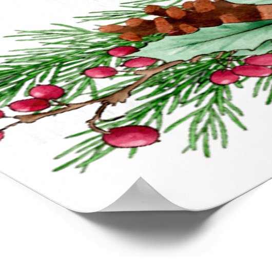 Krippe-Poster Poster (Ecke)