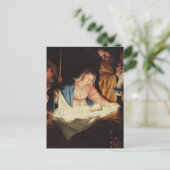Krippe Postkarte (Stehend Vorderseite)