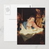 Krippe Postkarte (Vorne/Hinten)