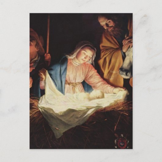 Krippe Postkarte (Vorderseite)