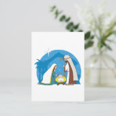 Krippe Postkarte (Stehend Vorderseite)