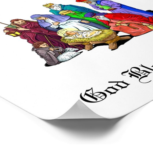 Krippe_Print Poster (Ecke)