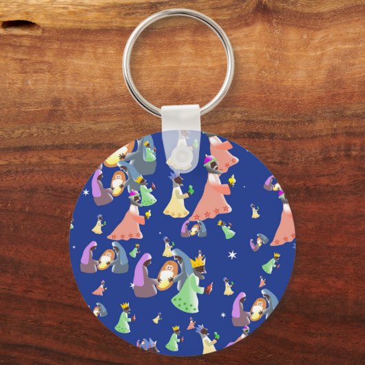 Krippe Schlüsselanhänger (Vorderseite)